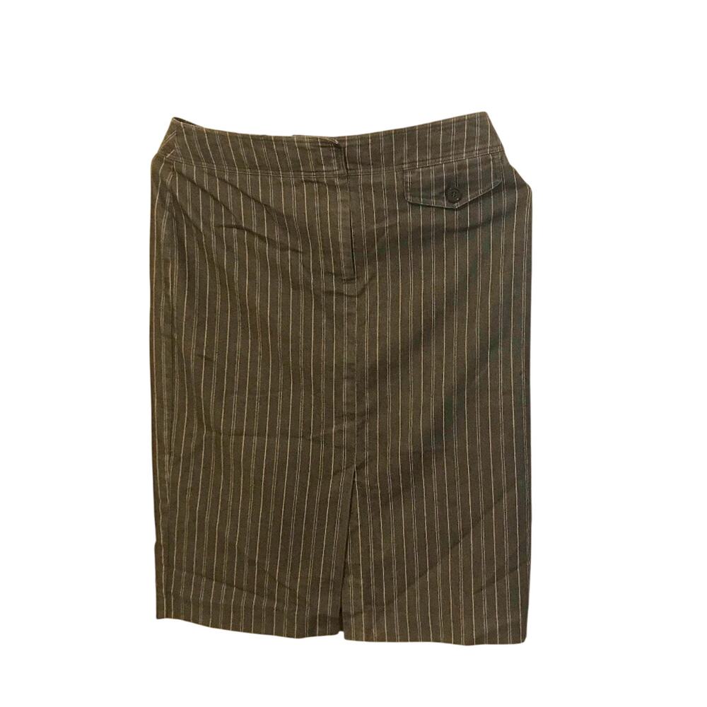 Ann Taylor loft career skirt pin striped size 2